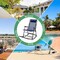 Costway Folding Zero Gravity Rocking Chair Rocker Porch Outdoor Patio Headrest